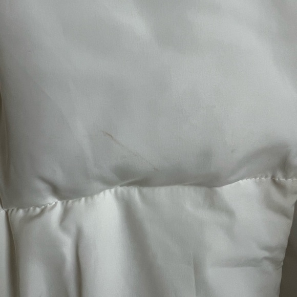 NWT Daily Ritual Women's Padded Belted Puffer Cream 3/4 Length Jacket Small - Picture 8 of 8